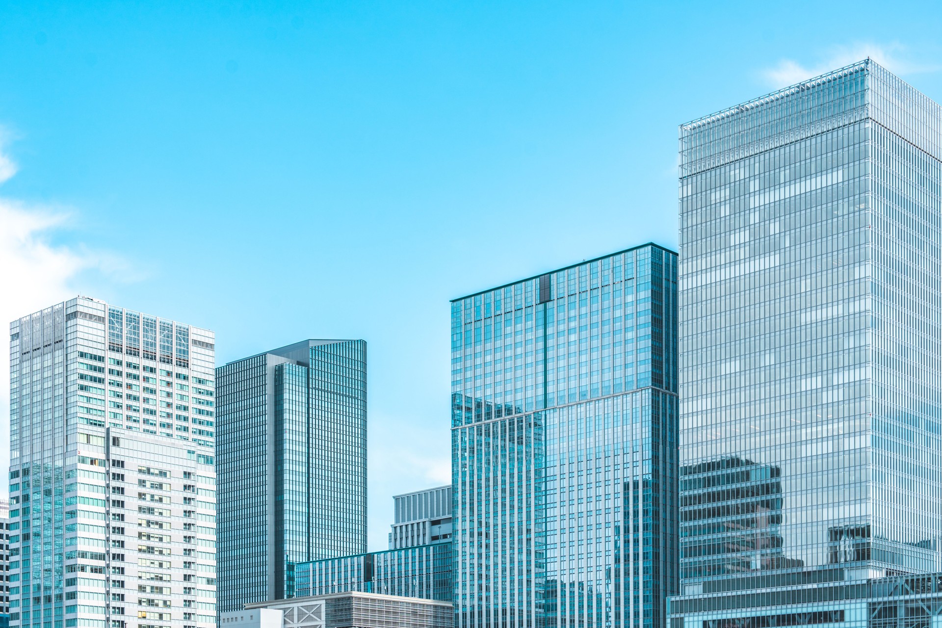 Office building in the Marunouchi business district Tokyo